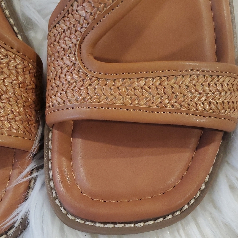 Crown Vintage Tan Sandals with Braided Straps - Picture 15 of 16